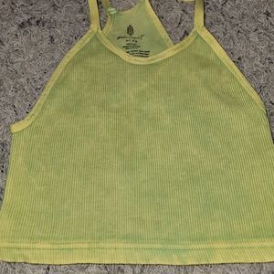 Fp movement Yellow Ribbed Tank Top